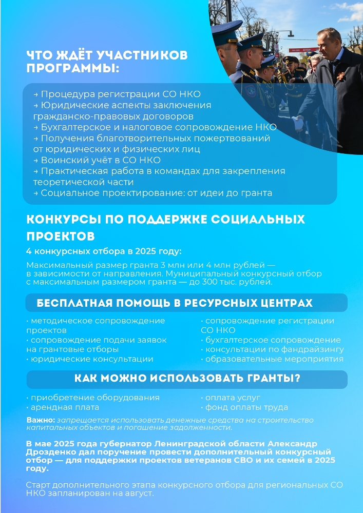 Комитет общественных коммуникаций Ленинградской области планирует проведение образовательной программы «Герои добрых дел»